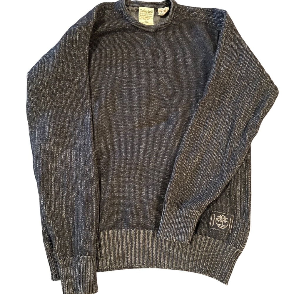 Timberland Vintage Y2K Sweater Mens Med Grey Stratham Issue Gorpcore Streetwear